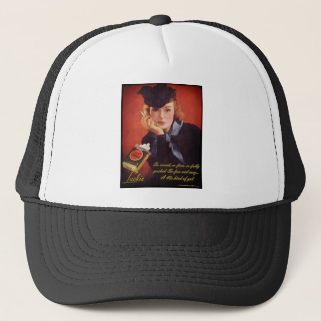 Boné Chapéu dos camionistas de "Luckie" (Frente)