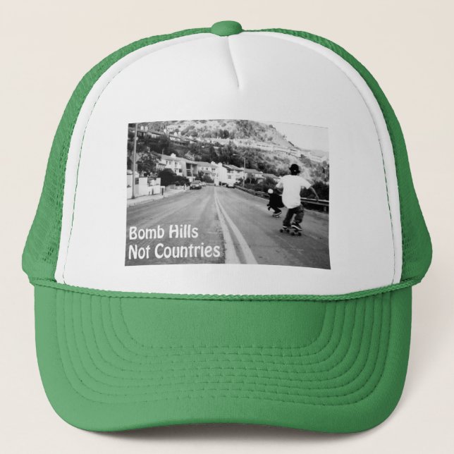 Boné Chapéu dos países das colinas da bomba não (Frente)