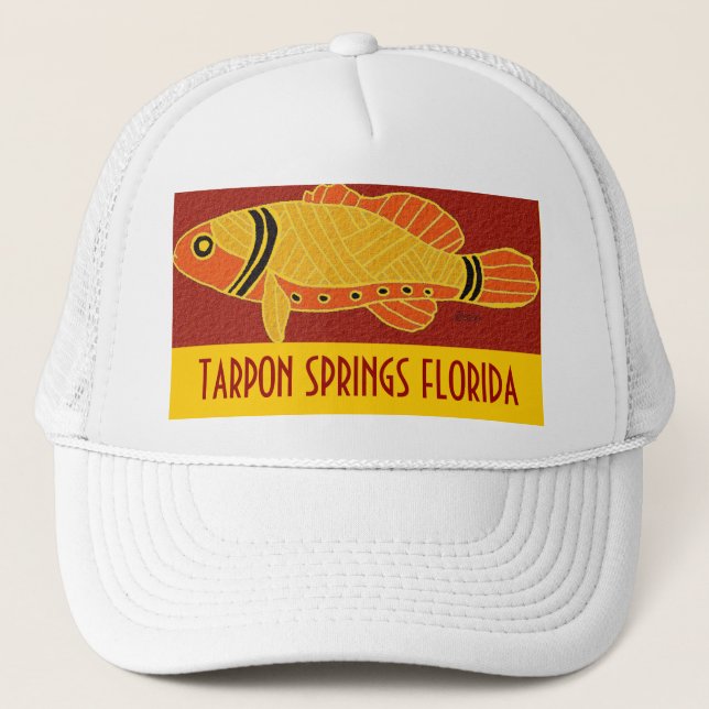 BONÉ CHAPÉU DOS PEIXES DE TARPON SPRINGS (Frente)