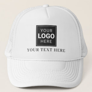 Boné Chapéu e Texto com Seu Logotipo Personalizado