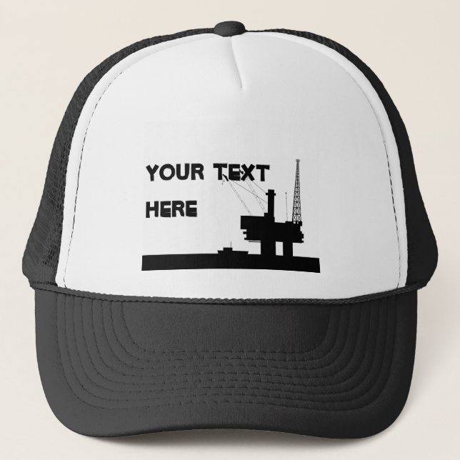 Boné Chapéu em Malha de Óleo Offshore (Frente)