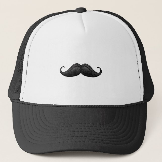 Boné Chapéu encerado e trançado macho real do Moustache (Frente)