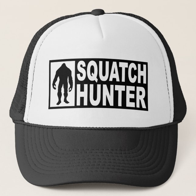 Boné Chapéu engraçado do CAÇADOR de SQUATCH - (Frente)