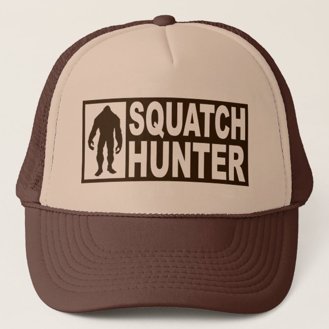 Boné Chapéu engraçado do CAÇADOR de SQUATCH - (Frente)