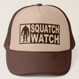 Boné Chapéu engraçado do RELÓGIO de SQUATCH - Bigfoo