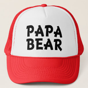 Boné Chapéu engraçado do urso da papá