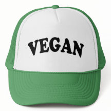 Chapéu engraçado do Vegan