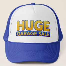 Boné Chapéu "Enorme Liquidação de Garagem"