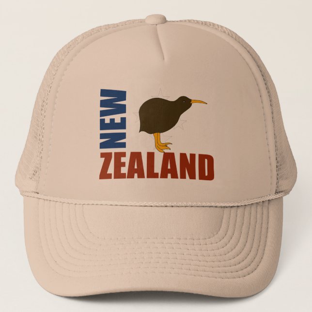 Boné Chapéu Estrelas Kiwi da Nova Zelândia (Frente)