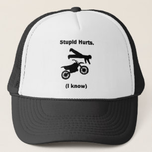 Boné Chapéu estúpido dos danos (eu sei)