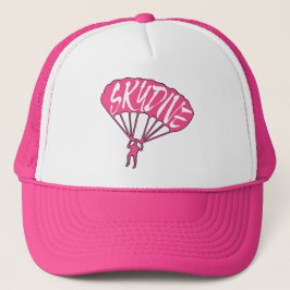 Boné Chapéu fanático skydive cor-de-rosa