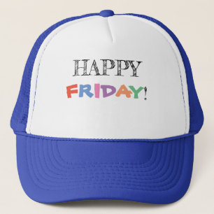 Boné chapéu feliz de sexta-feira