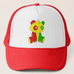 Boné Chapéu grande da panda de Rasta