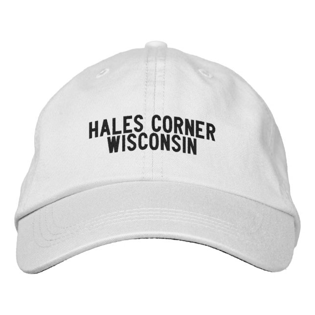 Boné Chapéu Hales Corner Wisconsin (Frente)