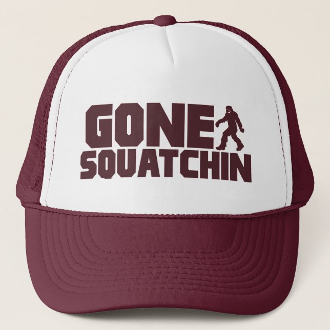 Boné Chapéu IDO Bobo de Brown SQUATCHIN que encontra (Frente)