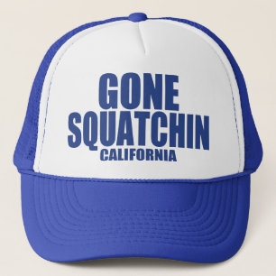 Boné Chapéu IDO de SQUATCHIN Califórnia (azul)