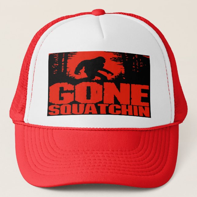 Boné Chapéu ido engraçado de Squatchin - edição (Frente)