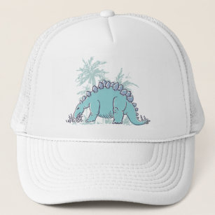 Boné Chapéu ilustrado Stegosaurus do dinossauro dos