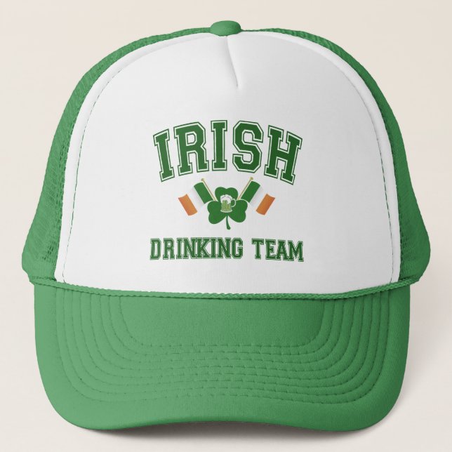 Boné Chapéu irlandês da equipe do bebendo (Frente)