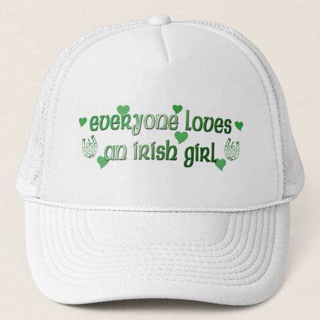 Boné Chapéu irlandês da menina dos amores (Frente)