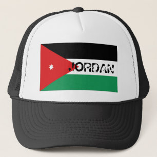 Boné Chapéu jordano da lembrança da bandeira de Jord