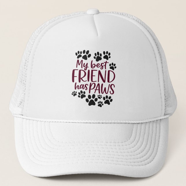 Boné Chapéu Meu Melhor Amigo Tem Patas (Frente)