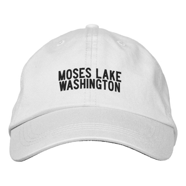 Boné Chapéu Moses Lake Washington (Frente)