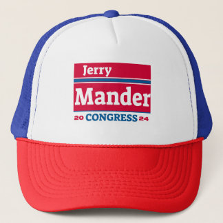Boné Chapéu Oficial da Campanha de Jerry Mander 2024