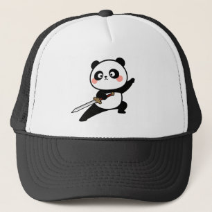 Boné Chapéu Panda de Artes Marciais