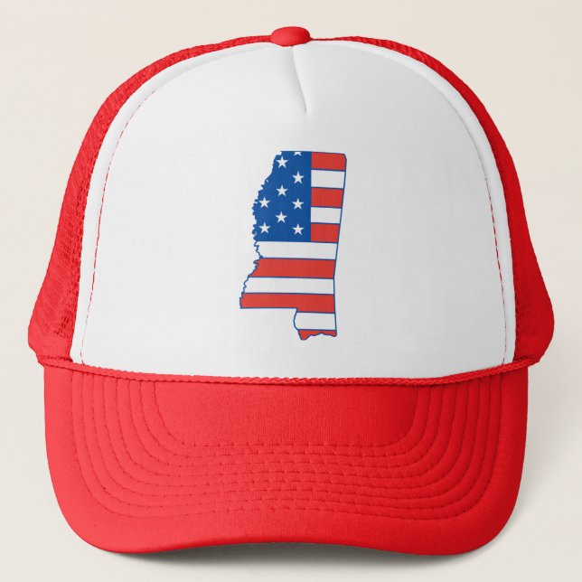 Boné Chapéu patriótico de Mississippi (Frente)