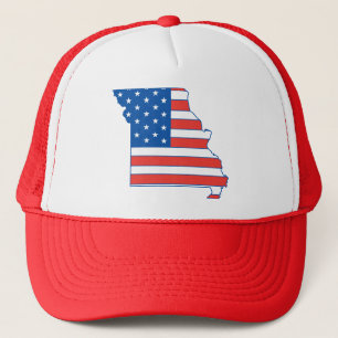 Boné Chapéu patriótico de Missouri