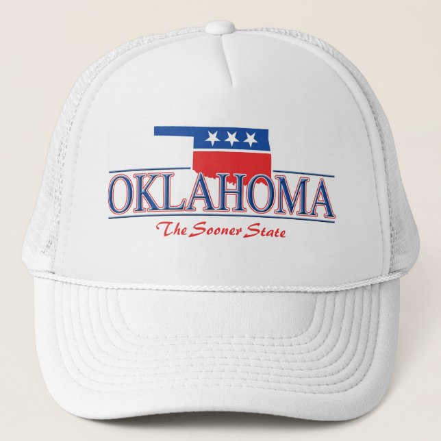 Boné Chapéu patriótico de Oklahoma (Frente)