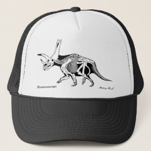 Boné Chapéu Pentaceratops Gregory de esqueleto Paul do