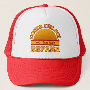 Boné Chapéu personalizado da espanha Costa Del Sol - es