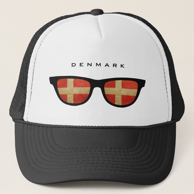 Boné Chapéu personalizado de Dinamarca (Frente)
