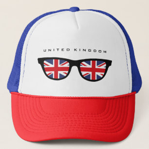 Boné Chapéu personalizado do Union Jack UK Shades