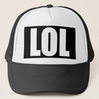 Boné Chapéu preto e branco de LOL