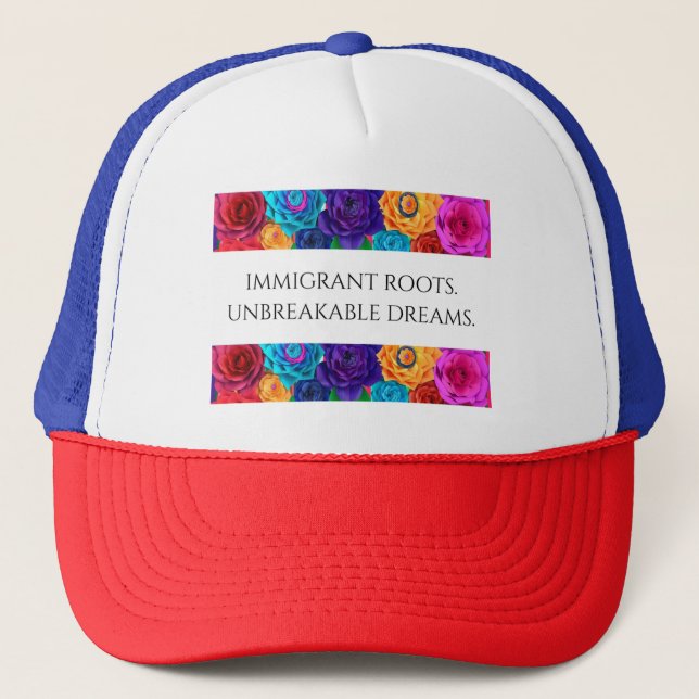 Boné Chapéu - Raízes de Imigrantes da Moda (Frente)