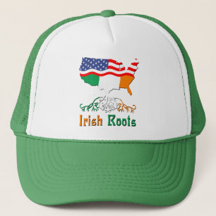 Boné Chapéu Raízes Irlandesas Americanas