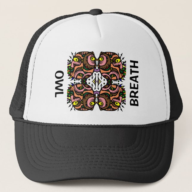 Boné Chapéu Respiração de Coruja (Frente)