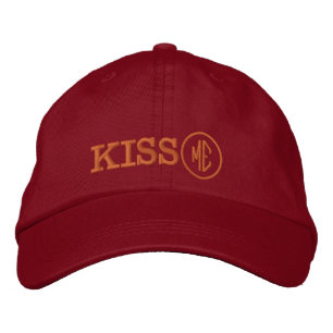 Boné Chapéu retrô KISS ME / Gorro de caminhoneiro para