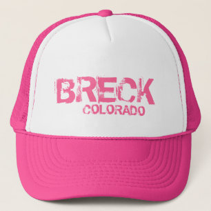 Boné Chapéu rosa simples Breckenridge Colorado