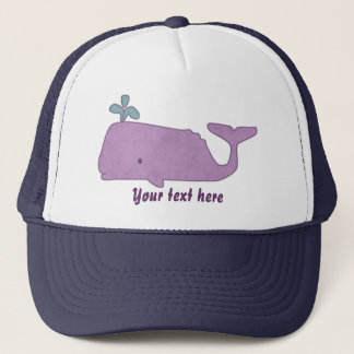 Boné Chapéu roxo da baleia