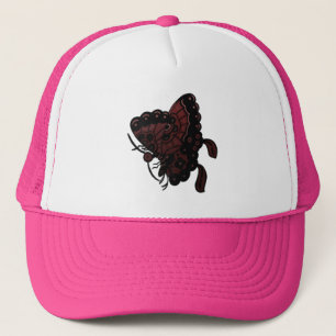 Boné Chapéu roxo da borboleta
