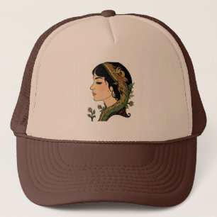 Boné Chapéu Senhora Cabelo de Dragão Gorro de Arte Fa