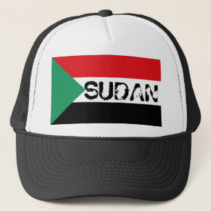 Boné Chapéu sudanês da lembrança da bandeira de Sud