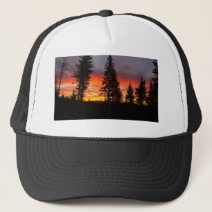 Boné Chapéu Sunrise da Floresta de Oregon