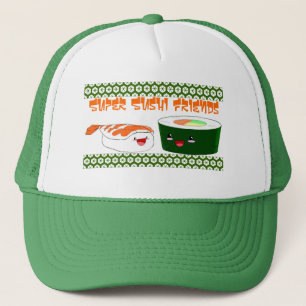 Boné Chapéu super dos amigos do sushi