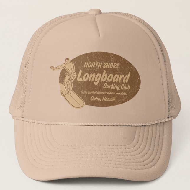 Boné Chapéu surfando do camionista do clube (Frente)