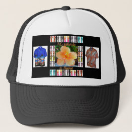 Boné Chapéu, tapeçaria de Havaí